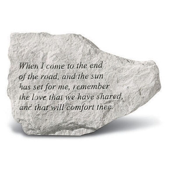 Kay Berry - Inc. When I Come To The End Of The Road - Memorial - 6.5 Inches x 4.5 Inches KA313531 - main